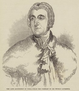 De Laatste Aartsbisschop van York door Thomas Lawrence